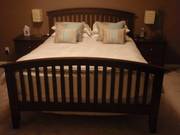 Ashley queen bed frame for sale