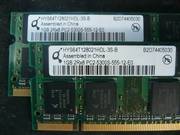 Authentic Qimonda 2x 1GB 2Rx8 PC2 Laptop Memory