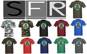 Guys Dark T-shirts  featuring 2001 Triangle Millennium design NEW 