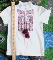 T-shirt with embroidery,  Ukrainian style,  for 2 y.o 